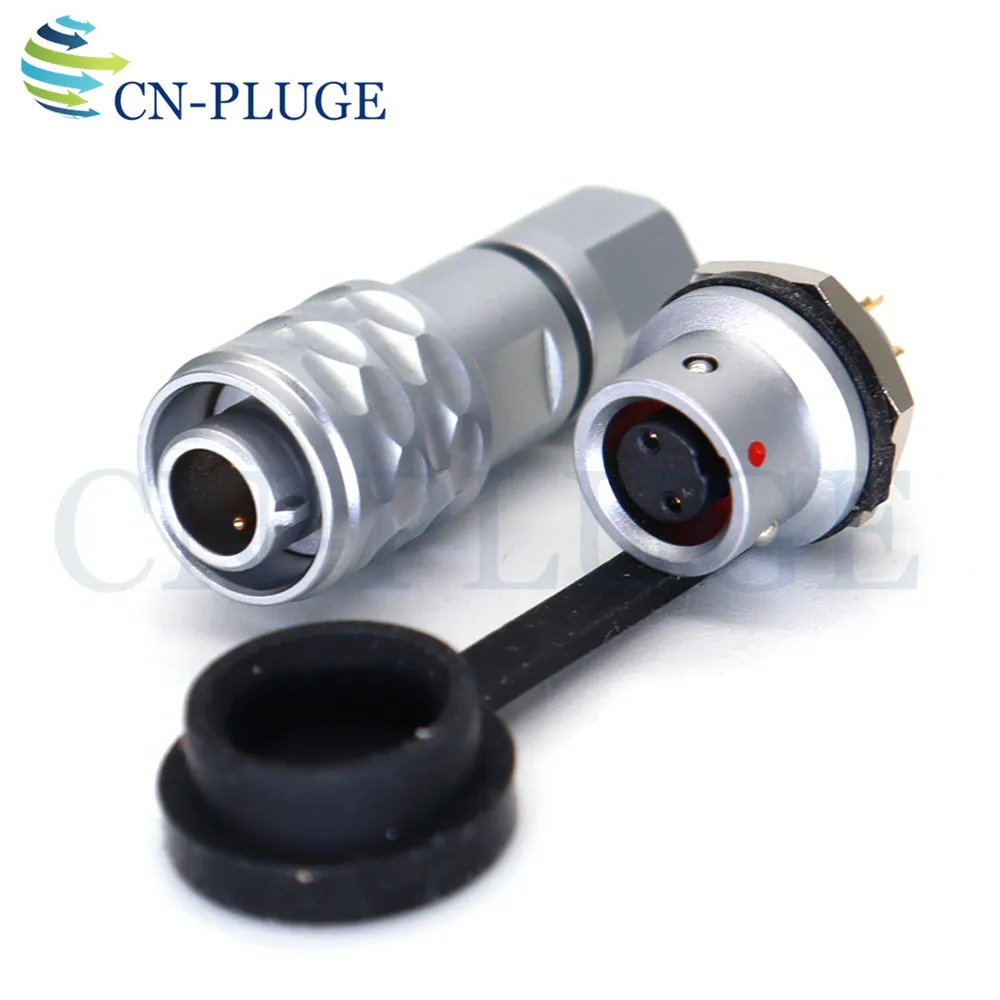 SF6 Connector 2 pin  Camera Plug And Socket Precision Instrument Micro Quick Push Pull Connection