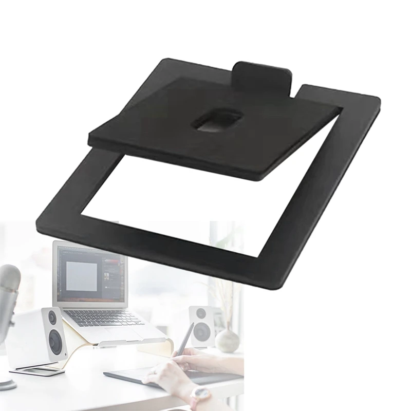 B03B-2Pcs حامل مكبر صوت لسطح المكتب لمكبرات الصوت المتوسطة لرف الكتب ومنتصف لمستلزمات إعداد المكتب Edifier MR4