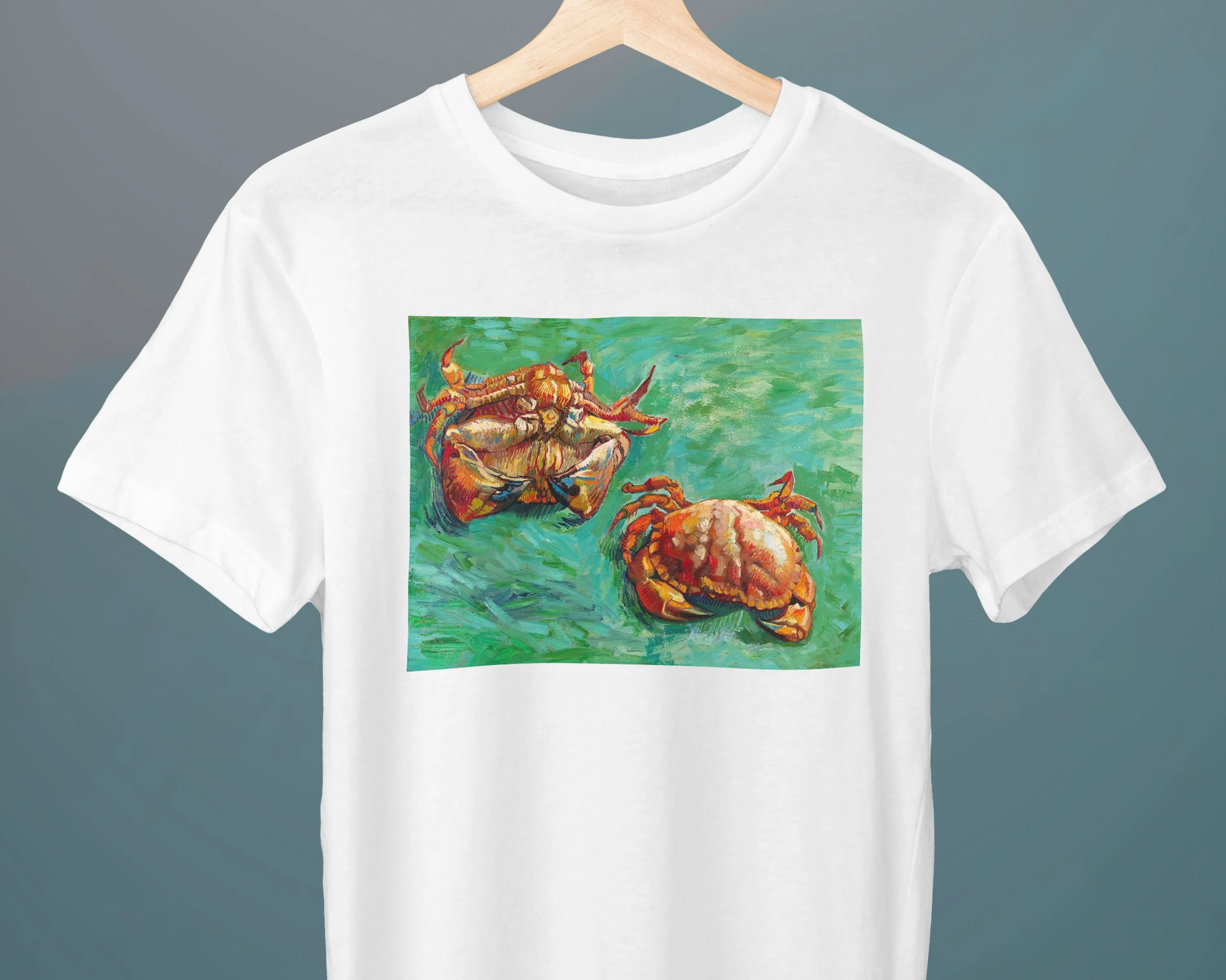 Two Crabs Vincent Van Gogh Painting Unisex T-shirt Art