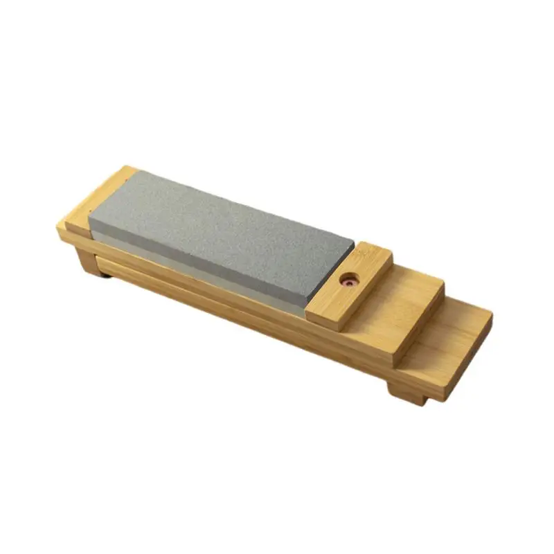 Sharpening Stone Holder Wood Non-Slip Whetstone Stand Stable And Adjustable Whetstone Stand For Hotel And Restaurant Use