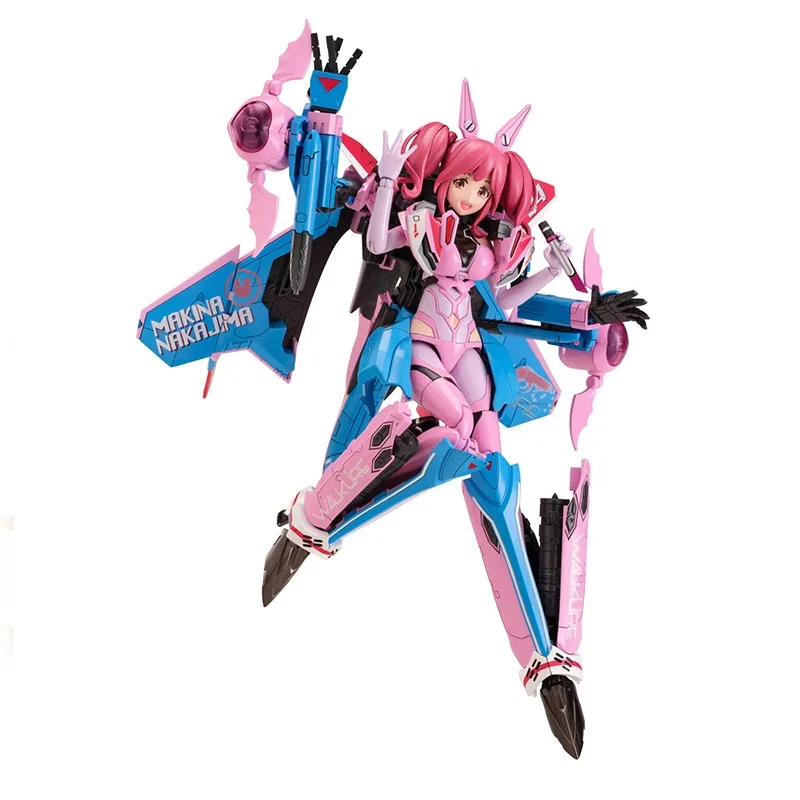 

Macross Delta Makina Nakajima assembly model Original genuine PVC Action Anime Figure Model Toys Figure Collection Doll Gift