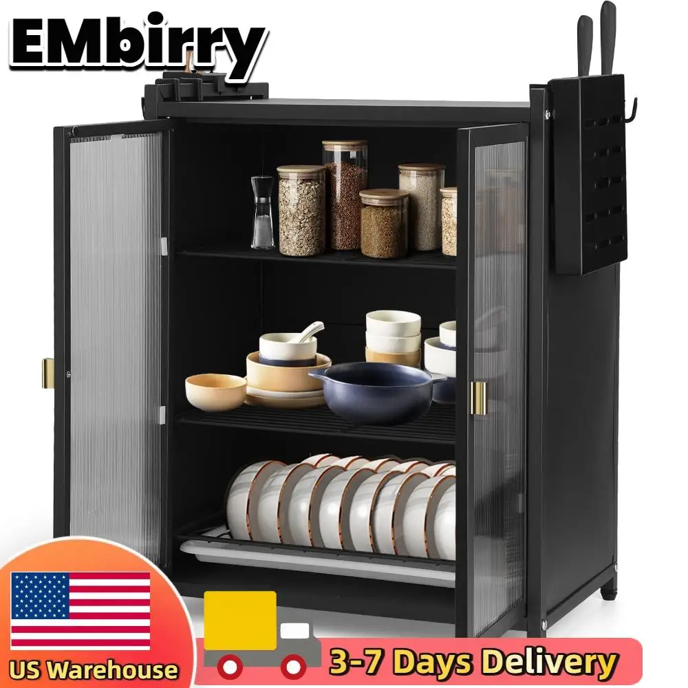 

Трехуровневый кухонный органайзер для хранения на столешнице, для кухни и гостиной, шкаф для посуды, настольный кухонный шкаф