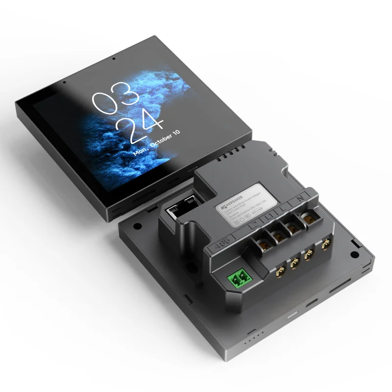 3.9 Inch IPS LCD Touch Smart Control Panel Wi-Fi Remote Switch Linux IoT Electric PC Flip Design for Hotel Home App Control