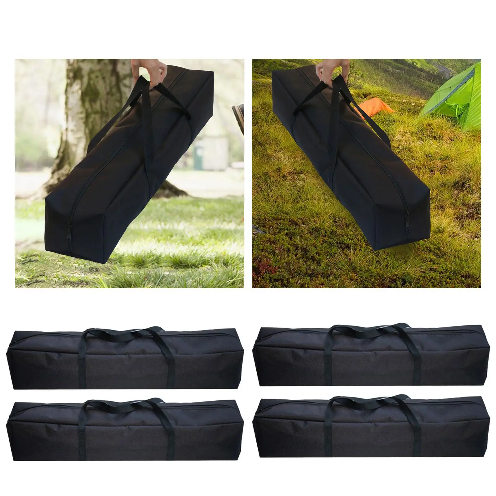 Portable Tent Pole Organizer for Camping with Waterproof Storage Case