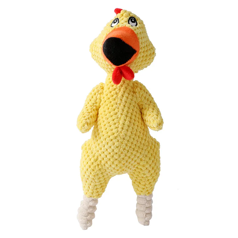 Screaming Chicken Plush Squeaky Toy for Dogs, Funny Training, Interactive Chew Toys, Pets Accessories, Dog Chew Toys, Cute