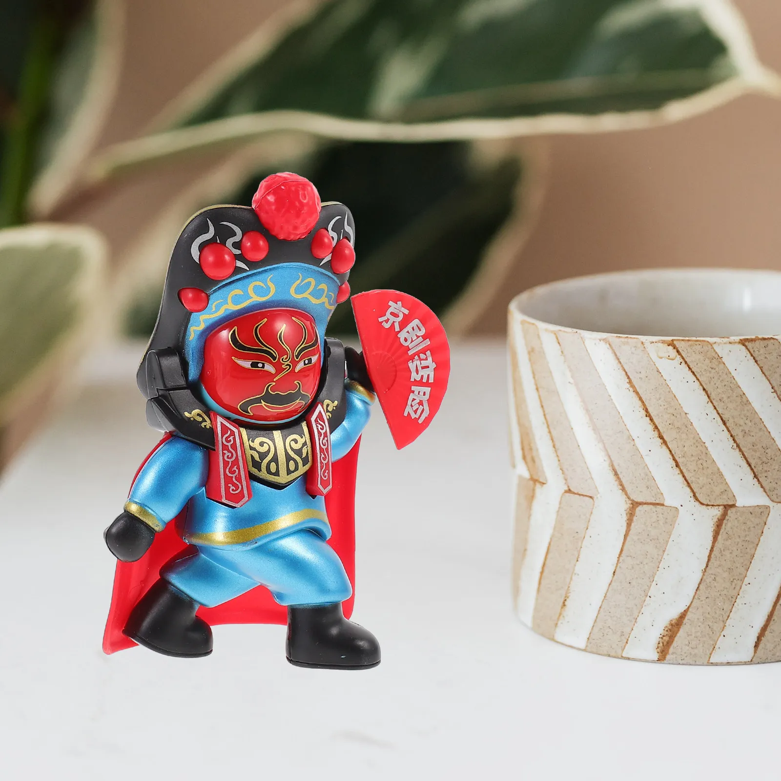 

Sichuan Opera Face Changing 1Pcs Traditional Chinese Souvenir Gift Hand Eye Coordination Cultural Experience Plastic Material