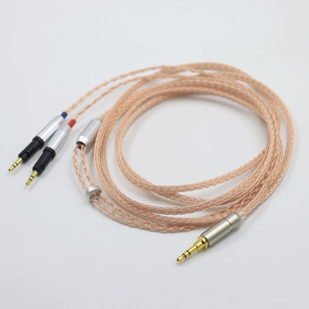 HIFI 16 Cores UPOCC Single Crystal Pure Copper Headphone Upgrade Replace Cable For Technica ATH-R70X R70X R70 X5