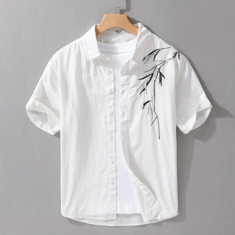 Summer Shirt T-shirts for Men Beach Original Men's Clothing Man T-shirt Tiki Korean Popular Clothes Hawaiian Short Sleeve Mens