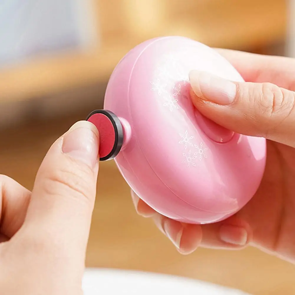 1 stücke Elektrische Nagel Automatische Nagel Grinder für Kinder Erwachsene Nagel Polieren Trimmer USB Lade Mini Palm Maniküre Werkzeug
