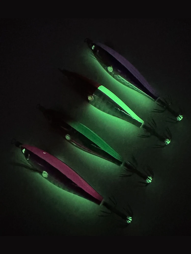 Leurre crochet matériel de pêche appât de pêche lumineux poulpe seiche appât de pêche Simulation calmar crochet lumineux calmar Jig crochets