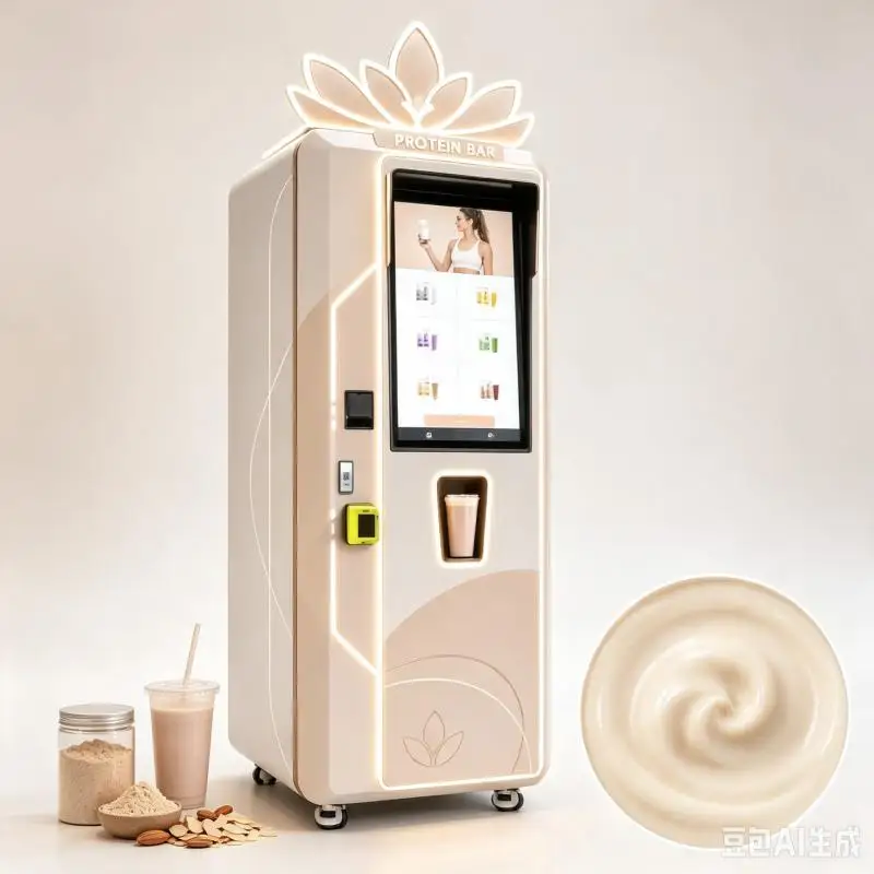 Customized Protein Shake Vending Machine Automatic Protein Supplement Dispenser Smart Mixing Technology Gym Center Use