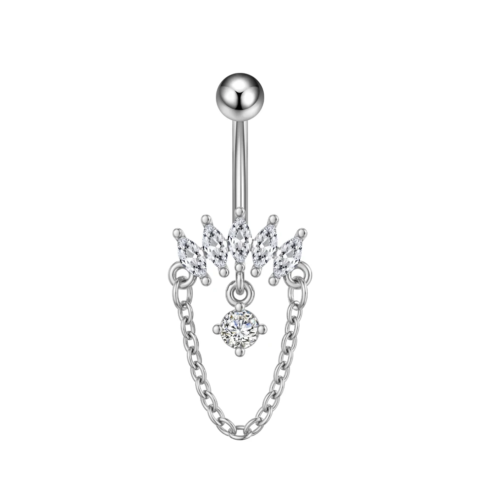 Chain Tassel Dangled Belly Piercing Ring, Gift