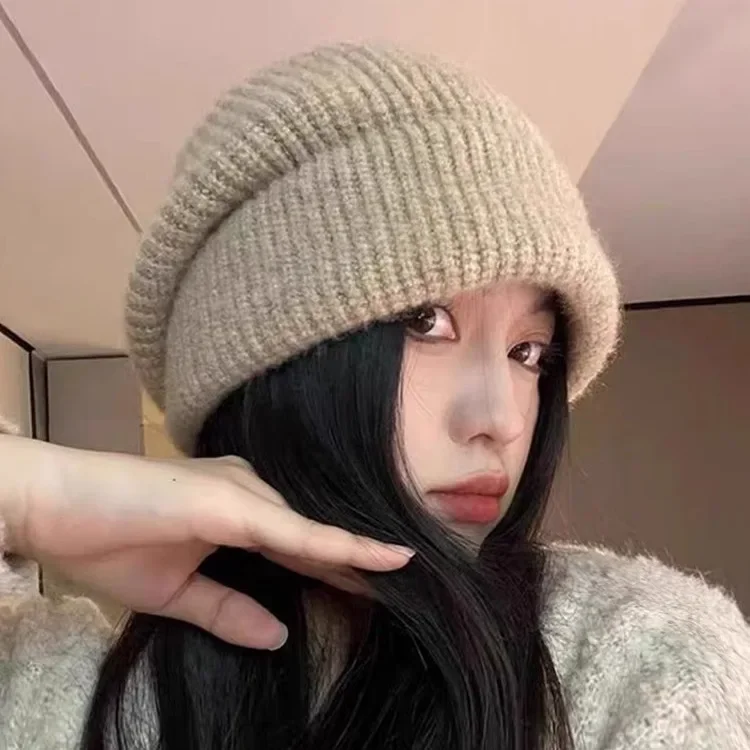 Kinder Winter Neue Warme Gehörschutz Wolle Hut Lose Großen Kopfumfang Internet Celebrity Stapeln Hut