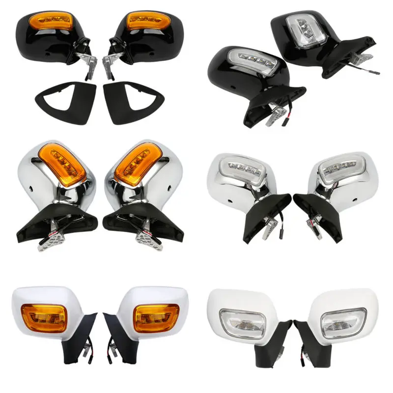 XF110862-LED Rear View Mirrors LED Turn Signals For Hond Goldwing GL1800 F6B 13-17 2015 2016 Motorcycle Parts China Factory