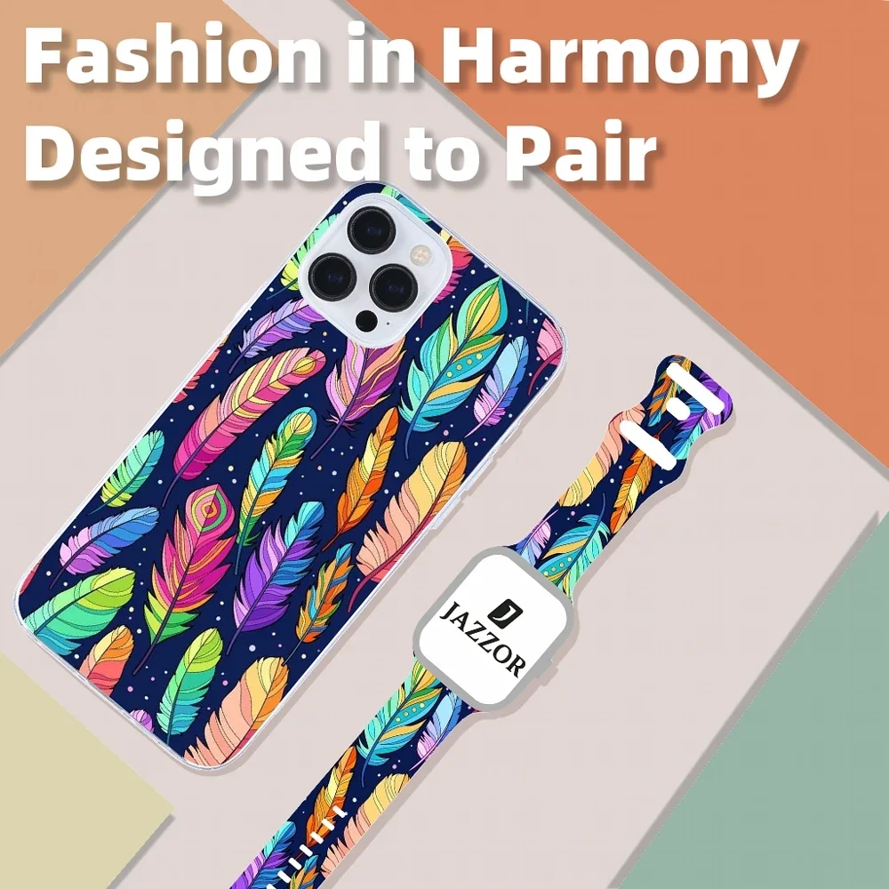 

IceMeOut Silicone Apple Watch Bands & Phone Case Set for 10 9 8 7 6 Ultra SE Strap & Phone12-16,Perfect Gifts/Birthday/Party