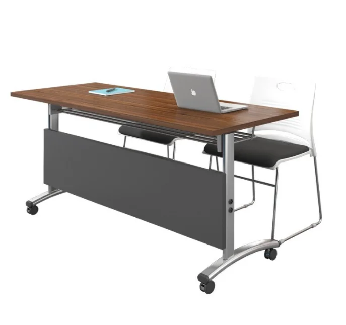 

Conference Table Simple Folding Table Chair Combination Staff Desk Computer Meeting Reception Training Desk Small Table