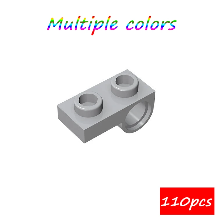 

MOC 110PCS 18677 Modified 1x2 Building Blocks With Pin Hole Plate Bricks Particle Puzzle Idea Toys Children Birthday Kid Gifts