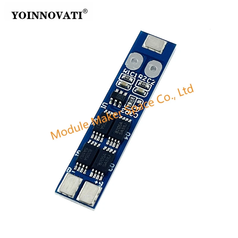 2S 7.4V 8A 18650 Li-ion Battery BMS - 8.4V Protection Board with Overcharge, Overdischarge & Overcurrent Protection