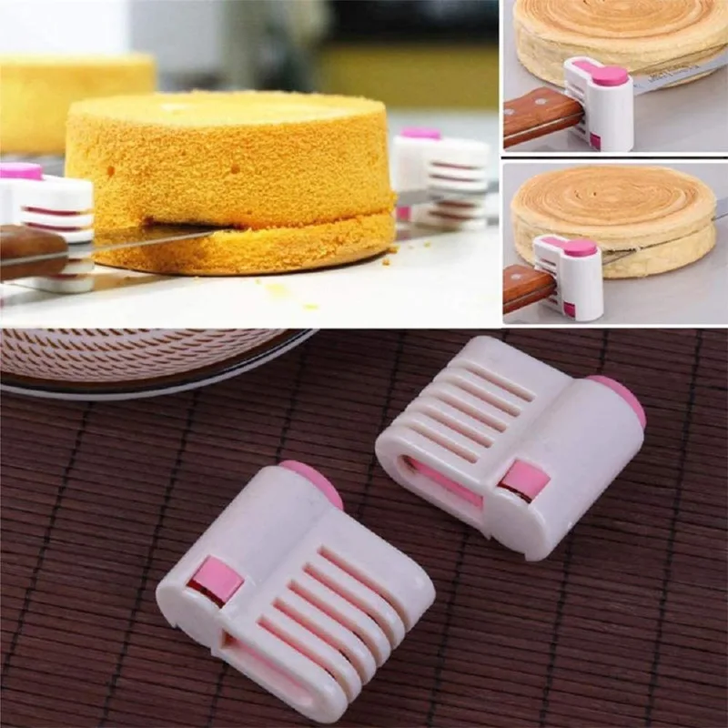 

1Pcs 5Layers Bread Slicer Food-Grade Plastic Cake Bread Cutter Cutting Bread Knife Splitter Toast Slicer Kichen Baking