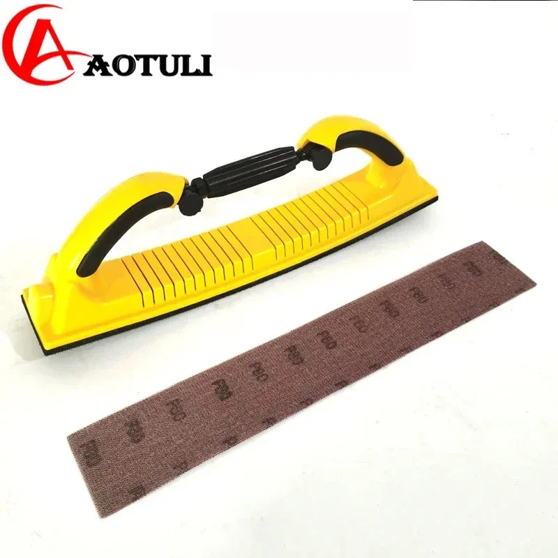 

Dry Grinding Mesh Sandpaper 70*420mm For Mirka Hand Planing Rectangular Mesh Sand Car Putty Large Area Grinding Board Flocking