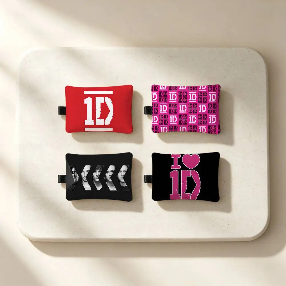 Fashion Band O-One D-DirectiOns-S Waterproof Zipper Coin Purse Lightweight Hanging Key Pouch Card Holder For Daily Use