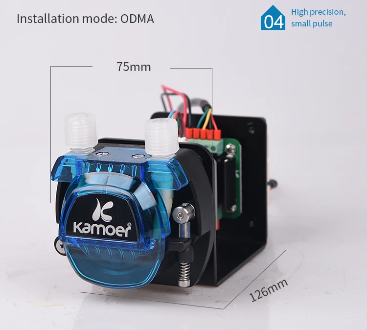KCM-ODM High Flow DC12V Peristaltic Pump Dispensing Systems Dosing Pump Transfer Monoethanolamine Nitric Acid Oxalic Acid