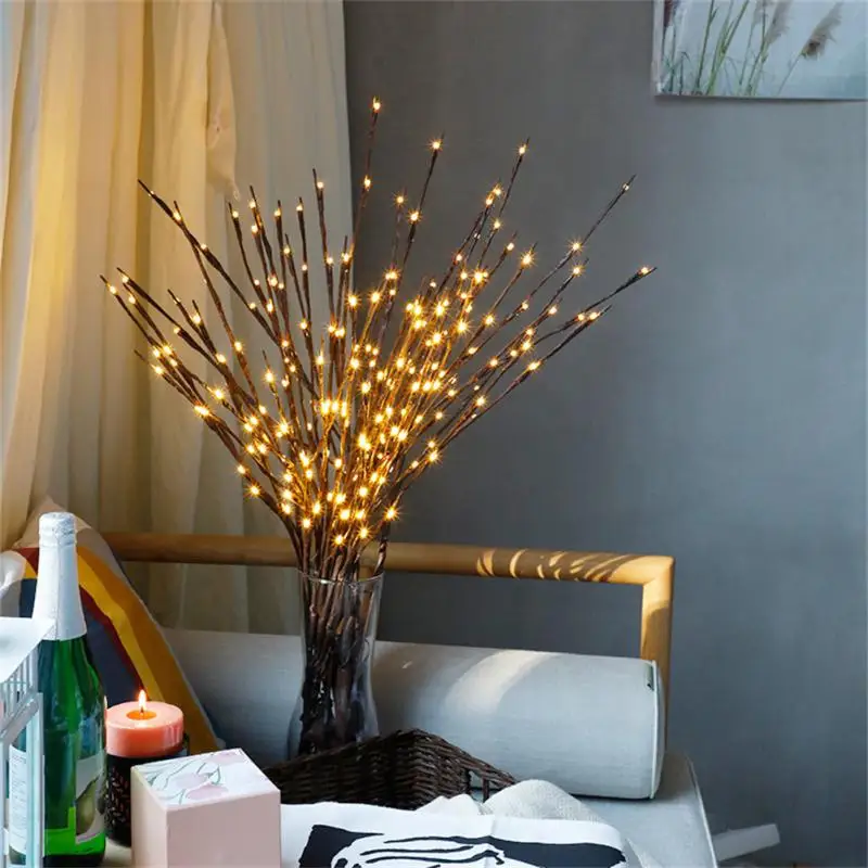 Artificial Branch Willow Twig Easy Setup Enchanting Fairy Lights Trendy Customizable Fairy Lights Fairy Decor