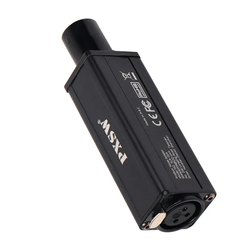 

XLR Audio Noise Isolator Balanced Audio Common Ground Current Sound Elimination Noise Reduction Mixer Microphone Sound-A37R