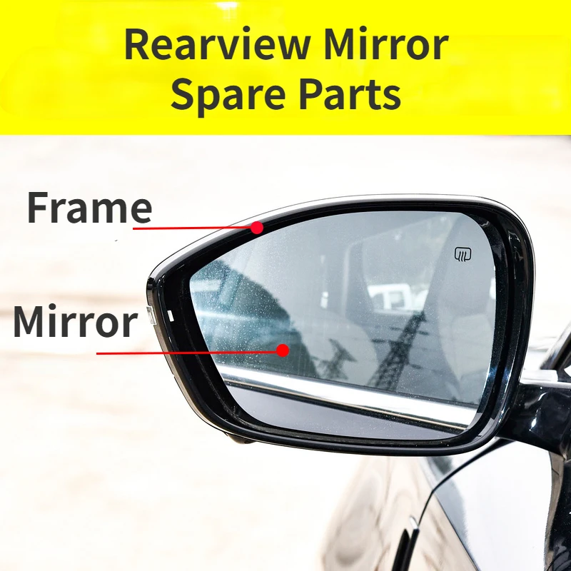 2022-2024 Models CHANGAN CS55PLUS Side Mirror Spare Parts CS55PLUS Rearview Mirror Shell Lamp Frame Mirror