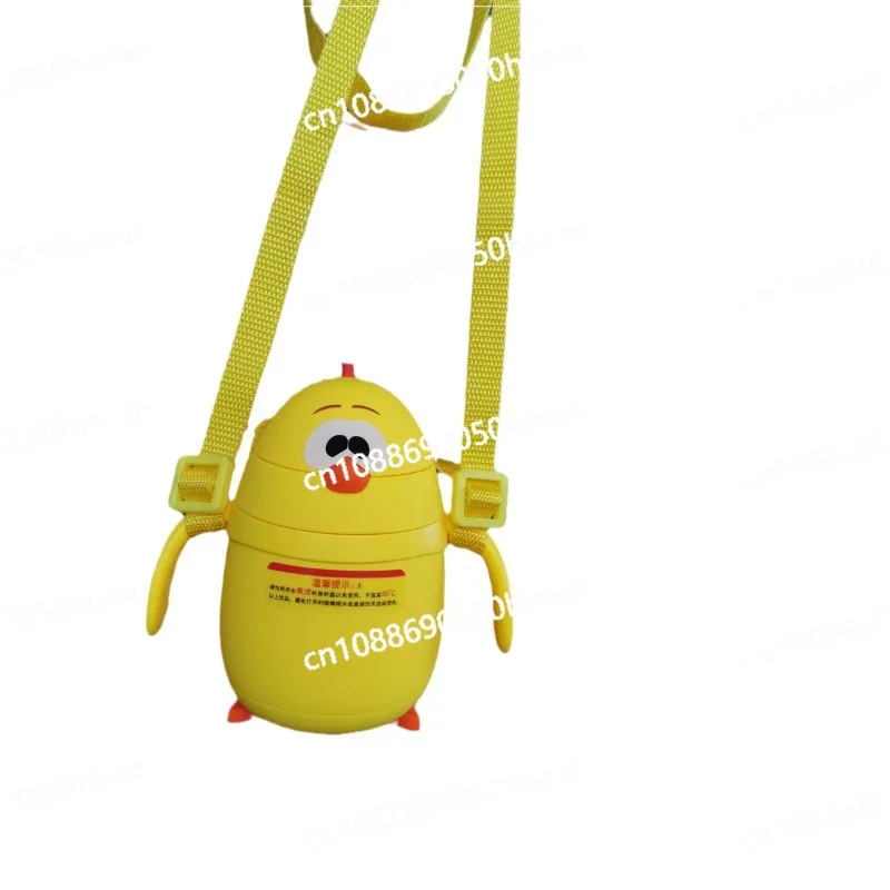 

Куриная соломенная двухслойная стеклянная детская чашка мультяшная детская чашка для воды креативное повседневное использование