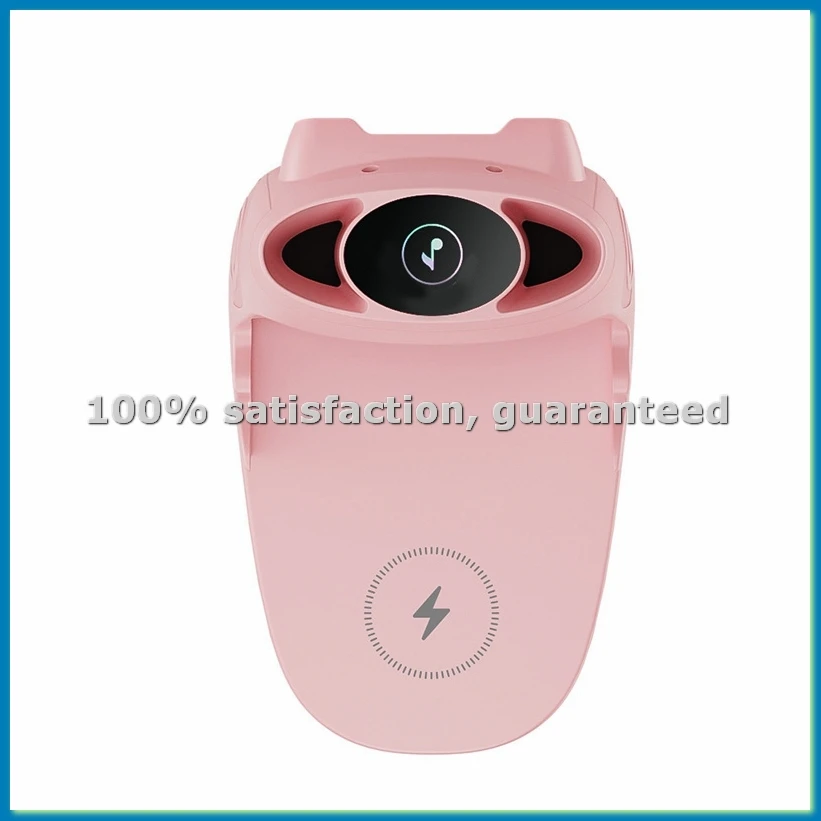 

Chair Stand Magnetic Suction Mobile Phone Holder 15W Wireless Charger for Smart Phone with Cable Fast Charging,Pink-A12I