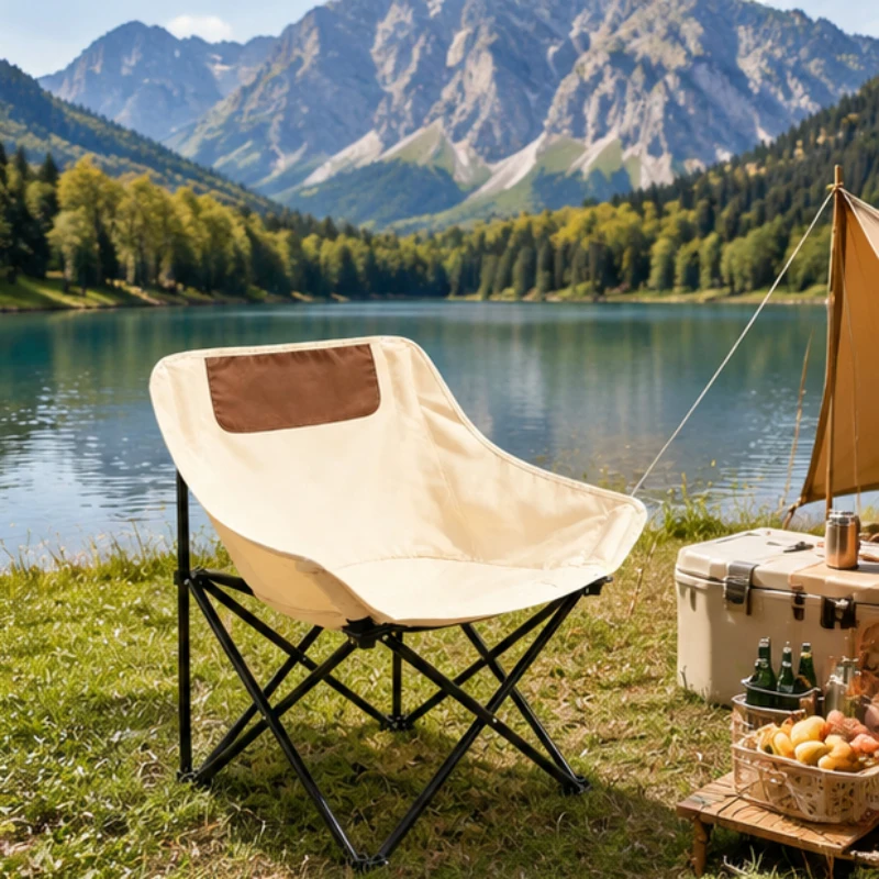 

Portable Ultra Light Folding Camping Chair, Outdoor Furniture Seat for Travel, Picnic, Fishing and Hiking, Lightweight