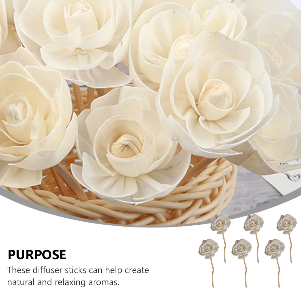 

6pcs Aroma Sticks Natural Rattan Aroma Sticks Reeds For Essential Oil Home Decor Replacement Vines