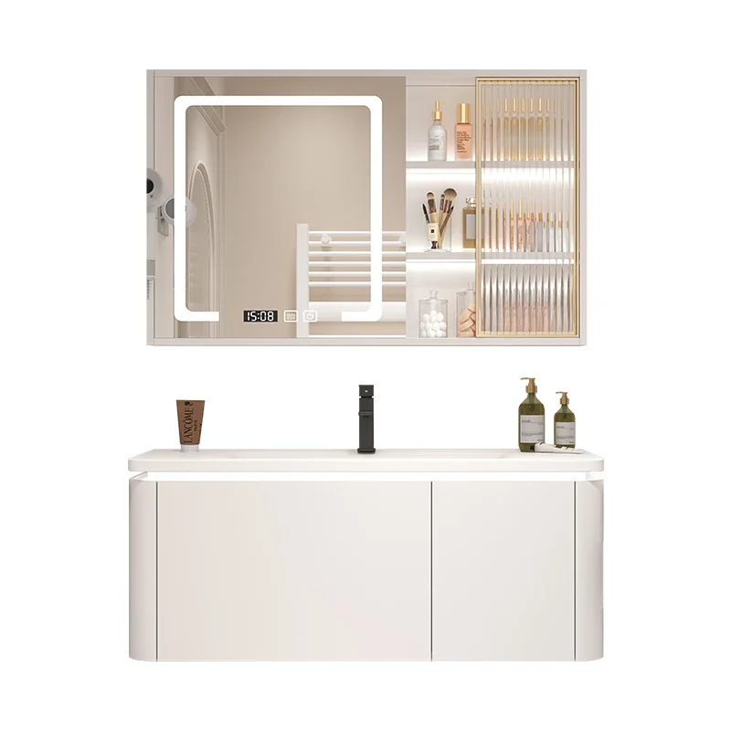 Kit di mobili da bagno Specchi Mensola a muro Vanity Armadietto di lusso Lavabo Classificatori da cucina Armadietto multifunzione per la casa Wc