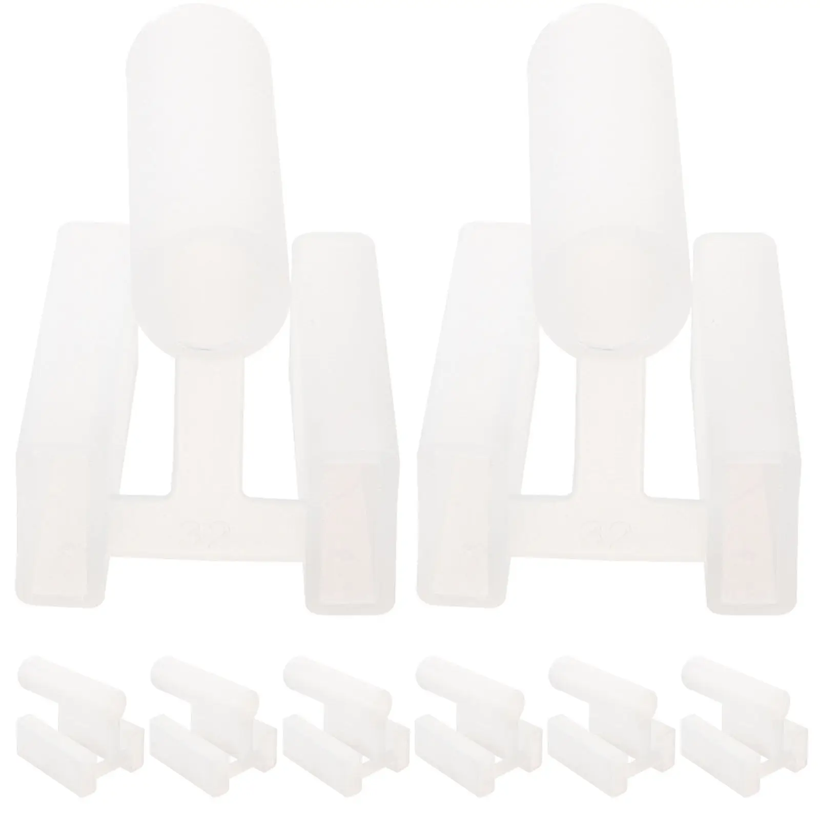 

100 Pcs Plug Electric Socket Covers Outlet Childproof Electrical Prong Plastic for Three