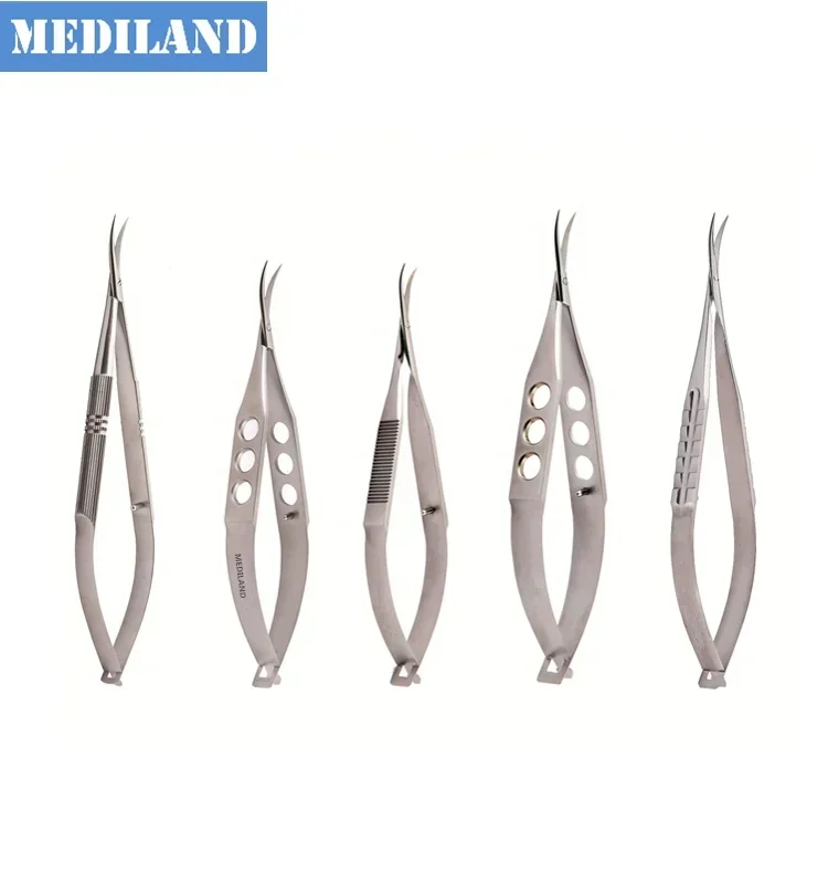 Ophthalmic surgical instruments Universal Corneal Scissors Curved ML-64015 Venus scissors customized