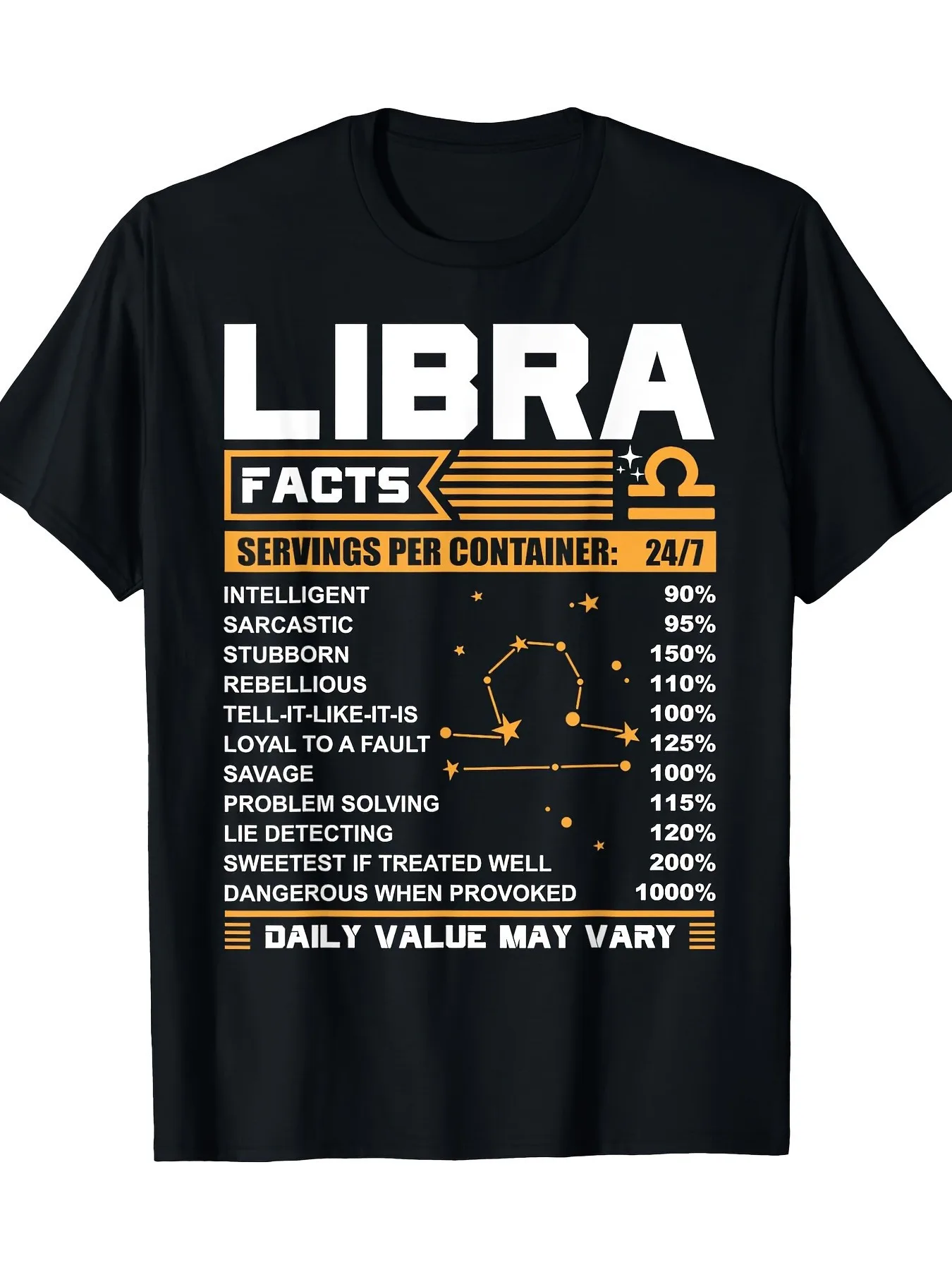 

[100% Cotton] Libra Fun Fun T-Shirt | 100% Cotton | Birthday Gift
