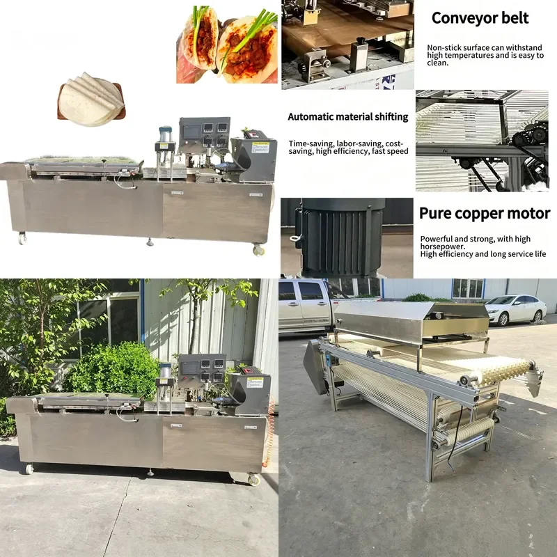 Commercial High Efficiency Flour Tortilla Making Machine Automatic Pancake Roti Cake Maker High Quality