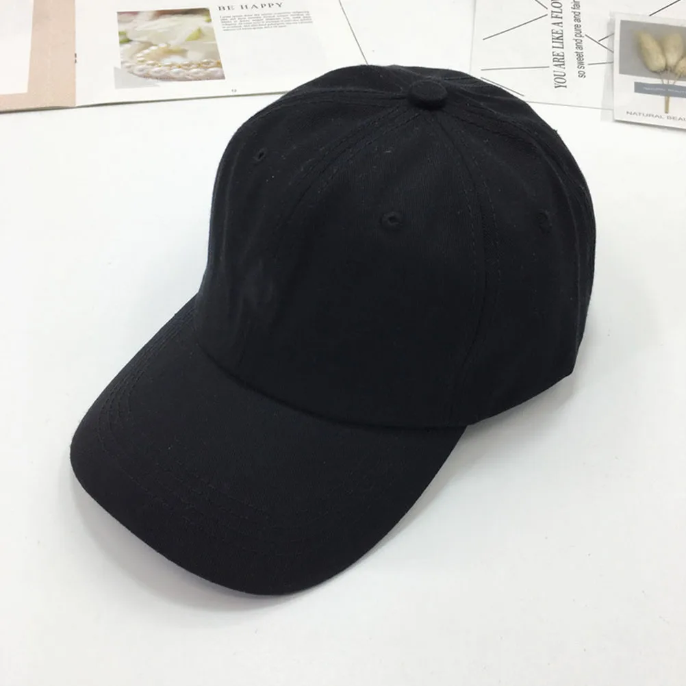 

Fashion Baseball Sun Hat Letter C Design Cotton Unisex Cap For Adults Student Summer Beach Travel Outdoor Cap Black
