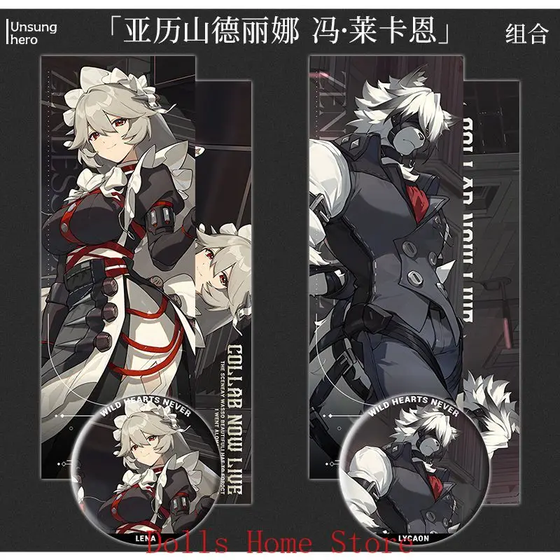 

Zenless Zone Zero Von Lycaon аниме косплей значок жесть брошь кнопка Itabag брелок лазерный билет коллекция подарок