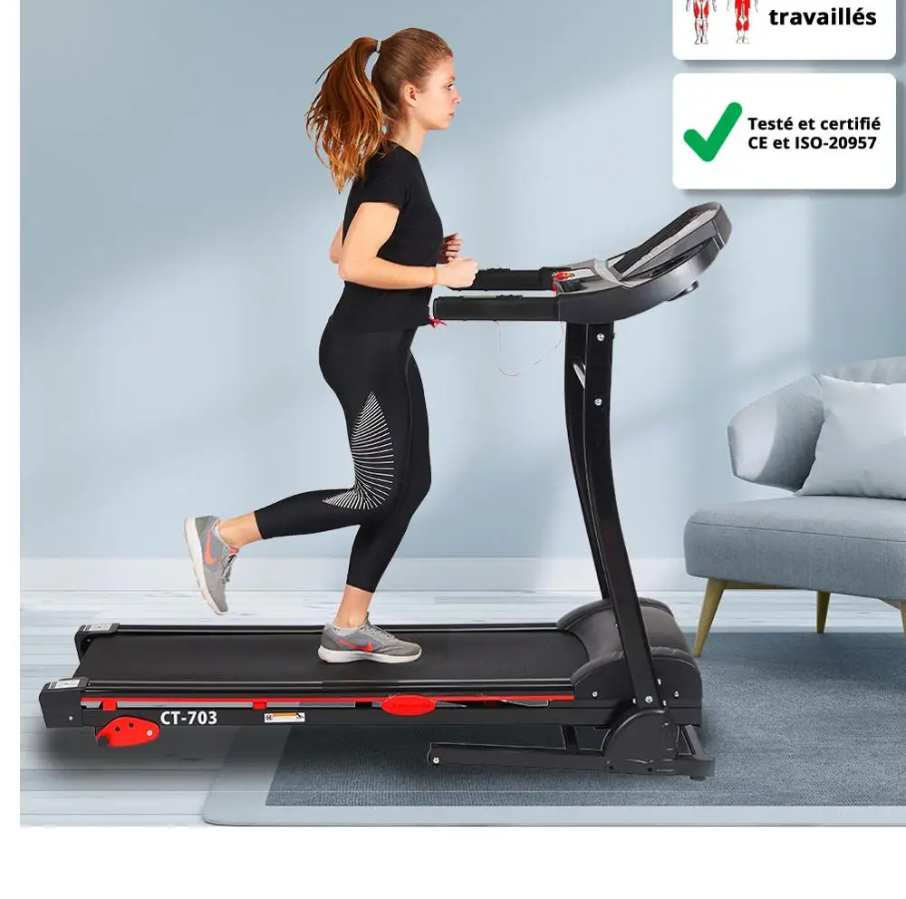 best selling basic treadmill with ce and en957 and rohs certificate