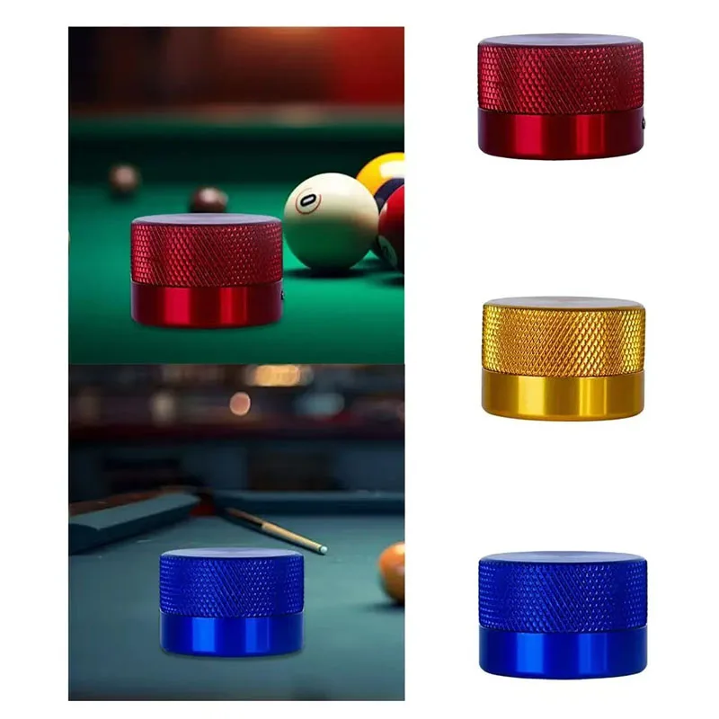

1PC Cue Tip Chalk Holder Organizer Small Container Easy to Carry Pocket Portable Supplies Pocket Cone Snooker Chalk Holders