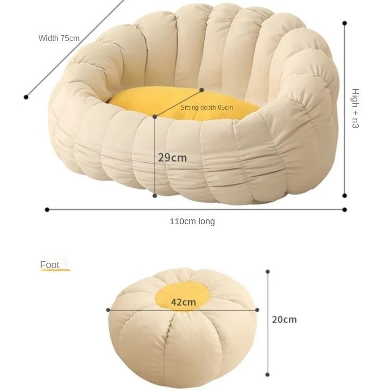 OLEVO-Lazy Person Sofa, Household Bean Bag, Can Lie and Sleep, Net Red, Varanda, Lazer Quarto, Tatami Mat, Sala Sofás