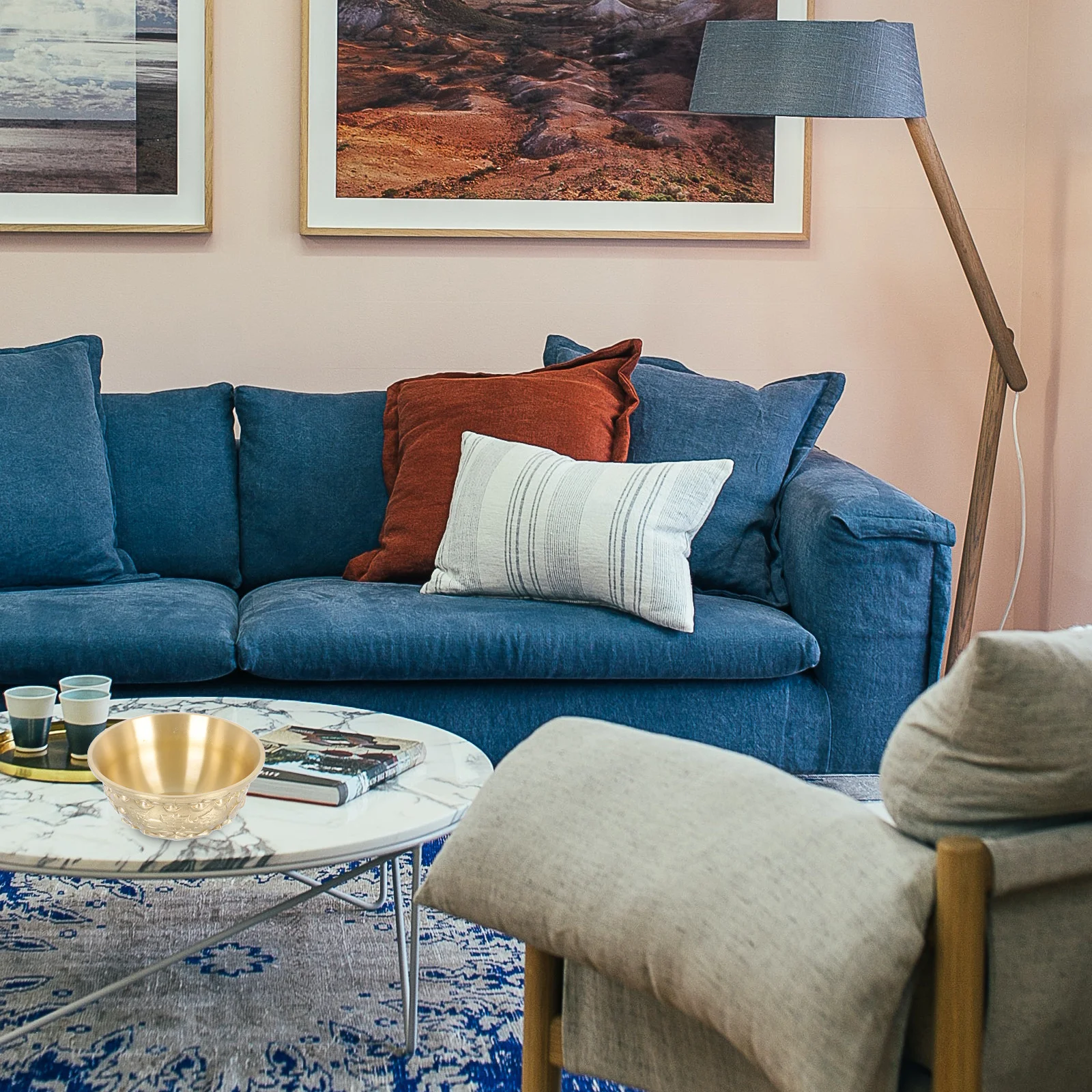 

Pure Copper Cornucopia Bowl Home Decoration Exquisite Carved Fortune Ornament Desktop Ornament Treasures Bowl Gift