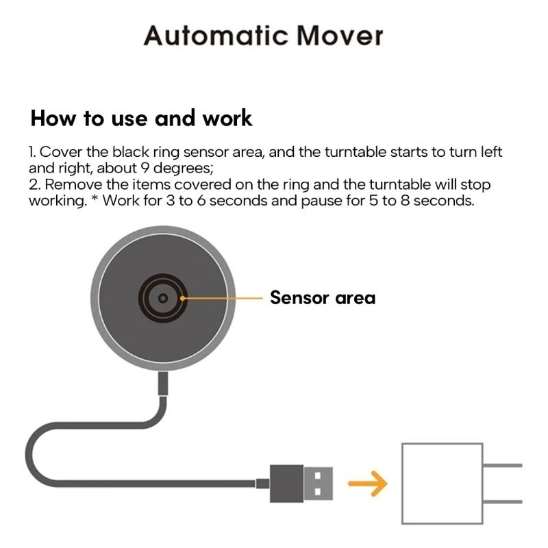 A3PD Mouse Mover Anti-Sleep Mouse Simulador movimiento automático Mouse Jiggler para computadora portátil