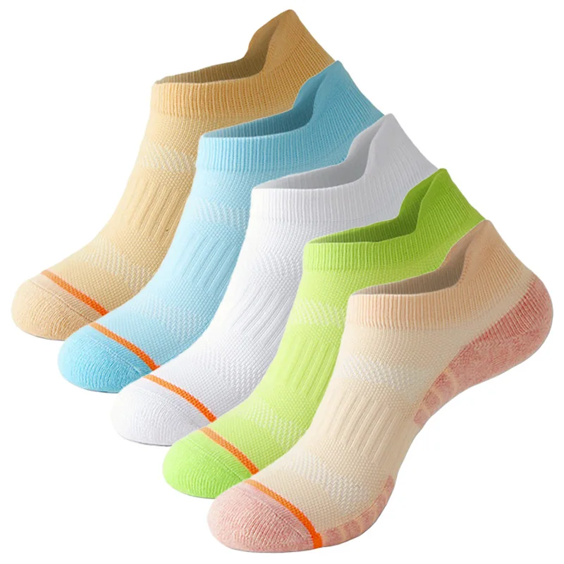 

Professional Running Ankle Socks for Women Outdoor Sport Short Breathable Cushioned Mositure-Wicking Seasons Hiking Low Cut Sock