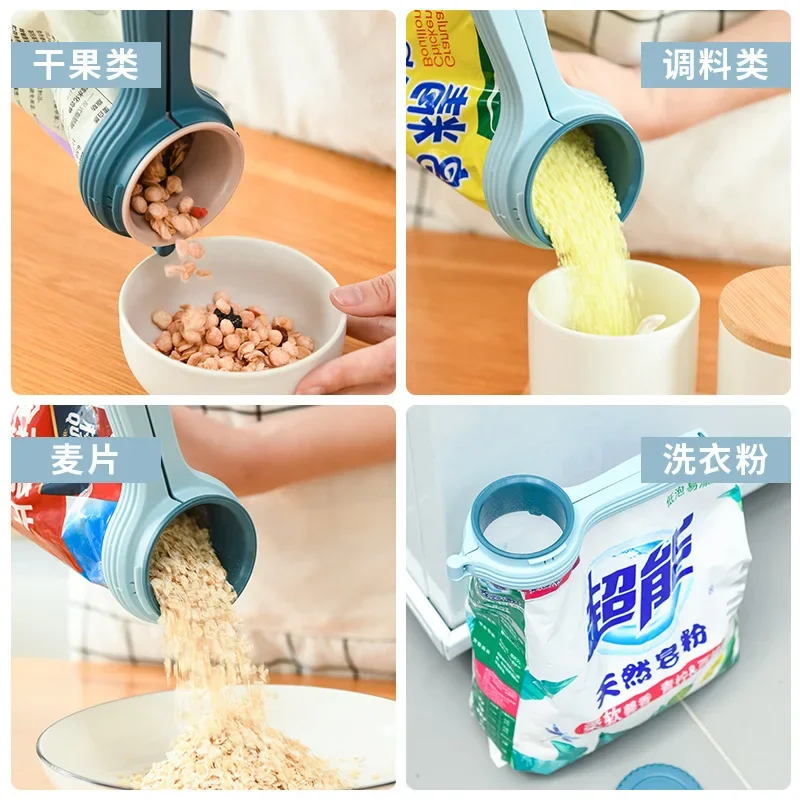 Large Size  Portable New Kitchen Storage Food Snack Seal Sealing Bag Clips Sealer Clamp Plastic Tool Kitchen Accessories