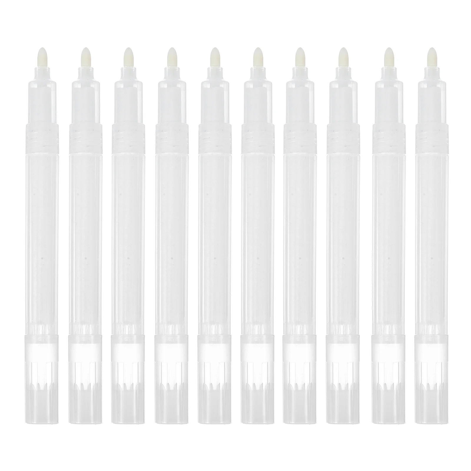 

10 pcs Marker Pen Empty Tube Thickened Barrel Refillable Pens Paint Markers Fine Tip Fiber Oil Acrylic Permanent