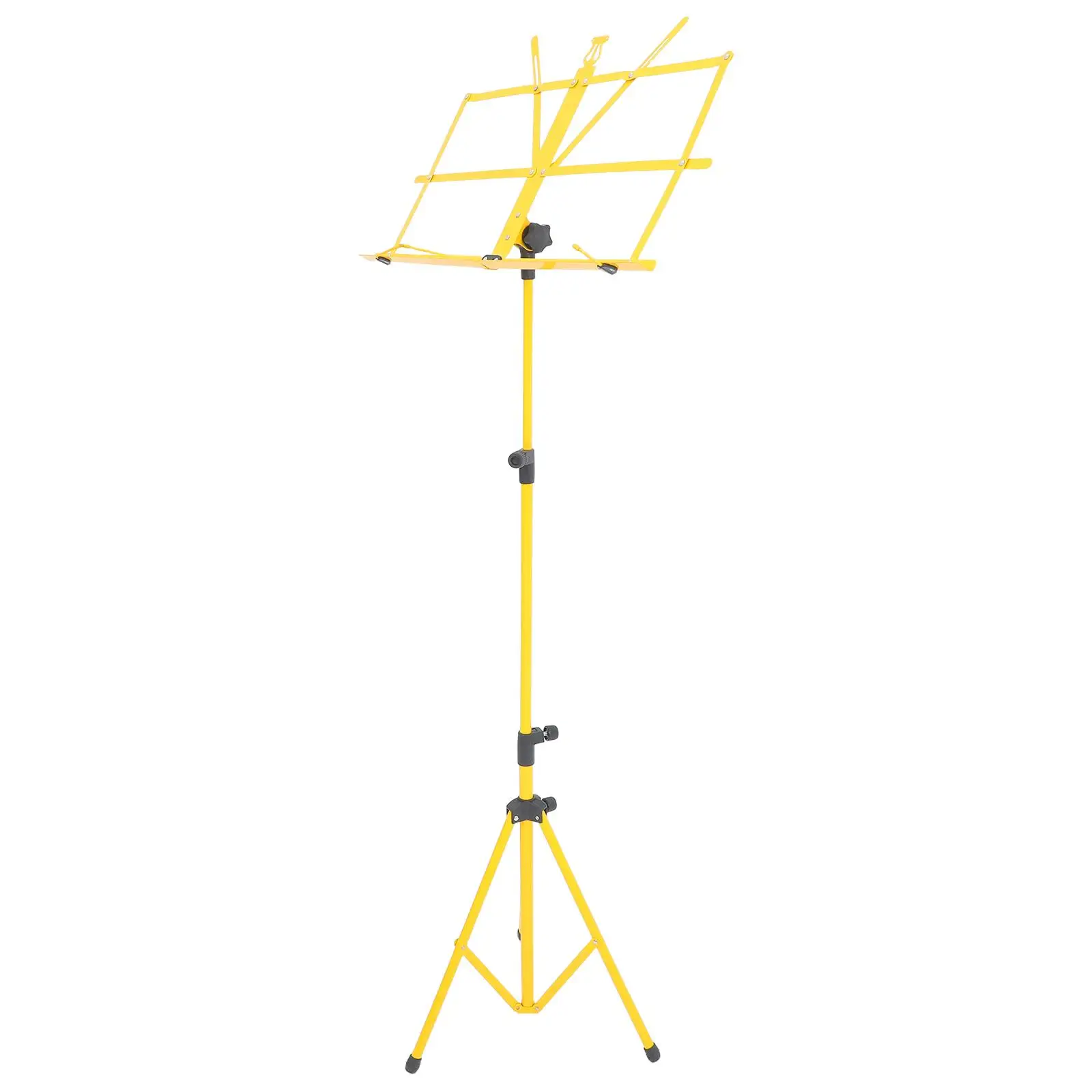 

Adjustable Song Stand Height Metal Music Desktop for Performers Folding Tripod Foldable Compact