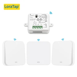Interruptor de pared autoalimentado cinético remoto inalámbrico No necesita batería, control remoto de iluminación de hasta 30 m, sin cable, fácil de instalar